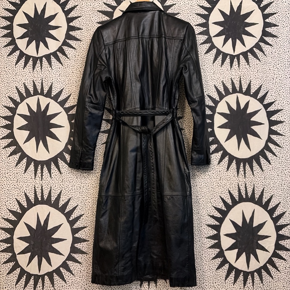 ⚡️RARE Vintage Wilson’s Maxima Genuine Leather Trench Coat⚡️ - Picture 2 of 7